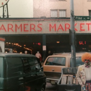 Pike Place Market in Seattle circa 1988